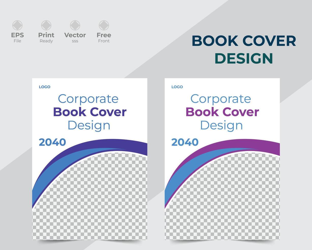 vecteur moderne livre couverture conception et entreprise annuel rapport