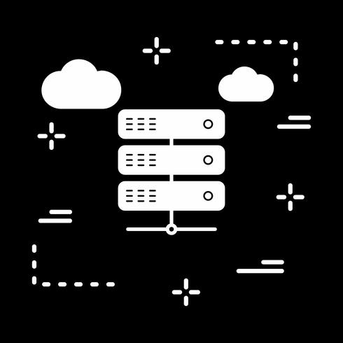 icône de serveur de vecteur