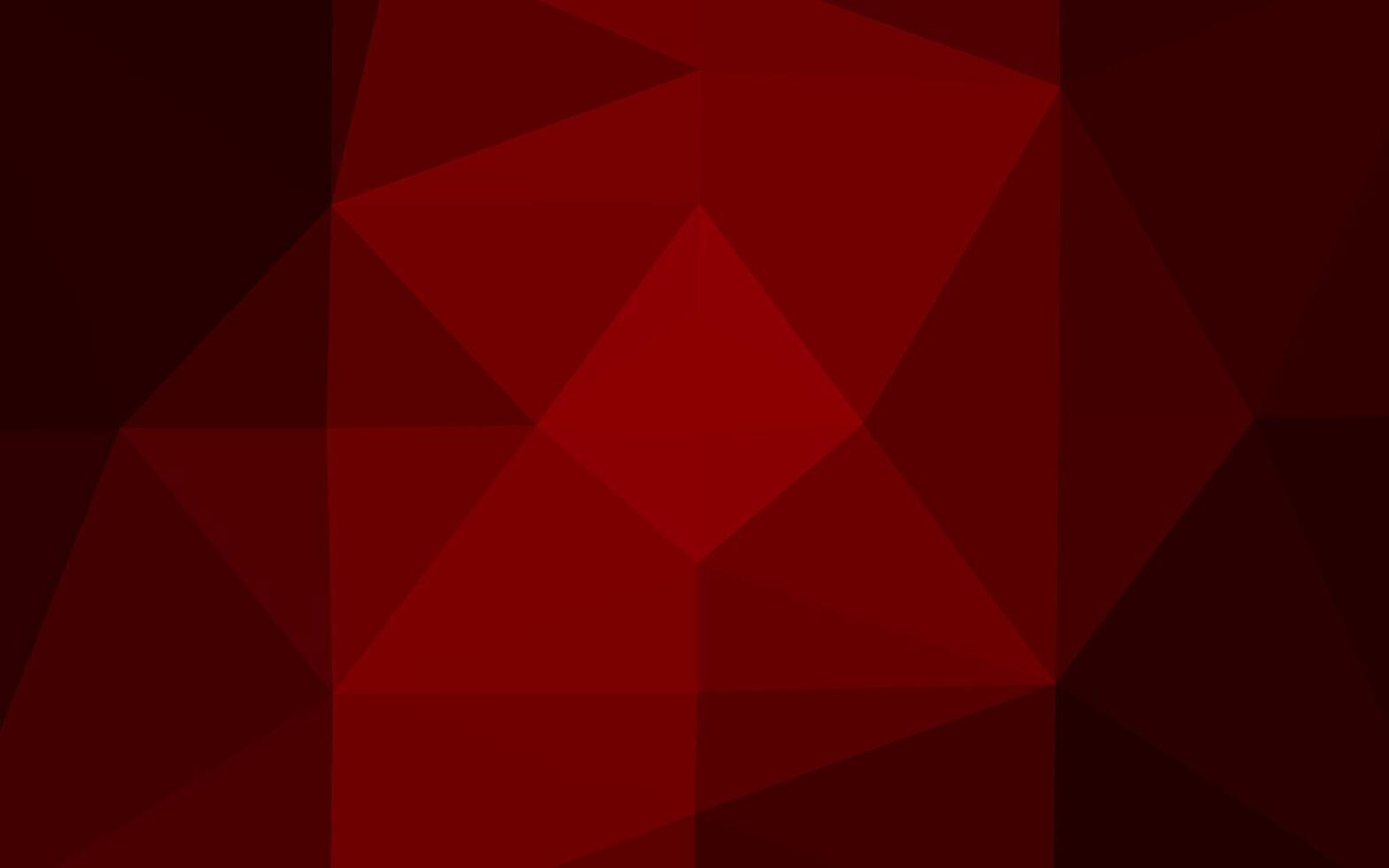 motif polygonal de vecteur rouge clair.