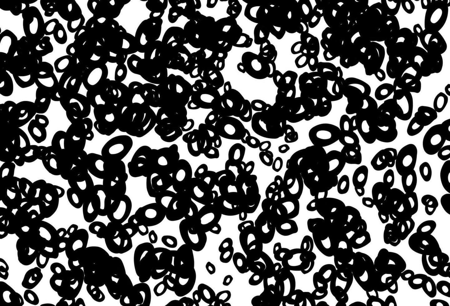 modèle vectoriel noir et blanc avec des cercles.