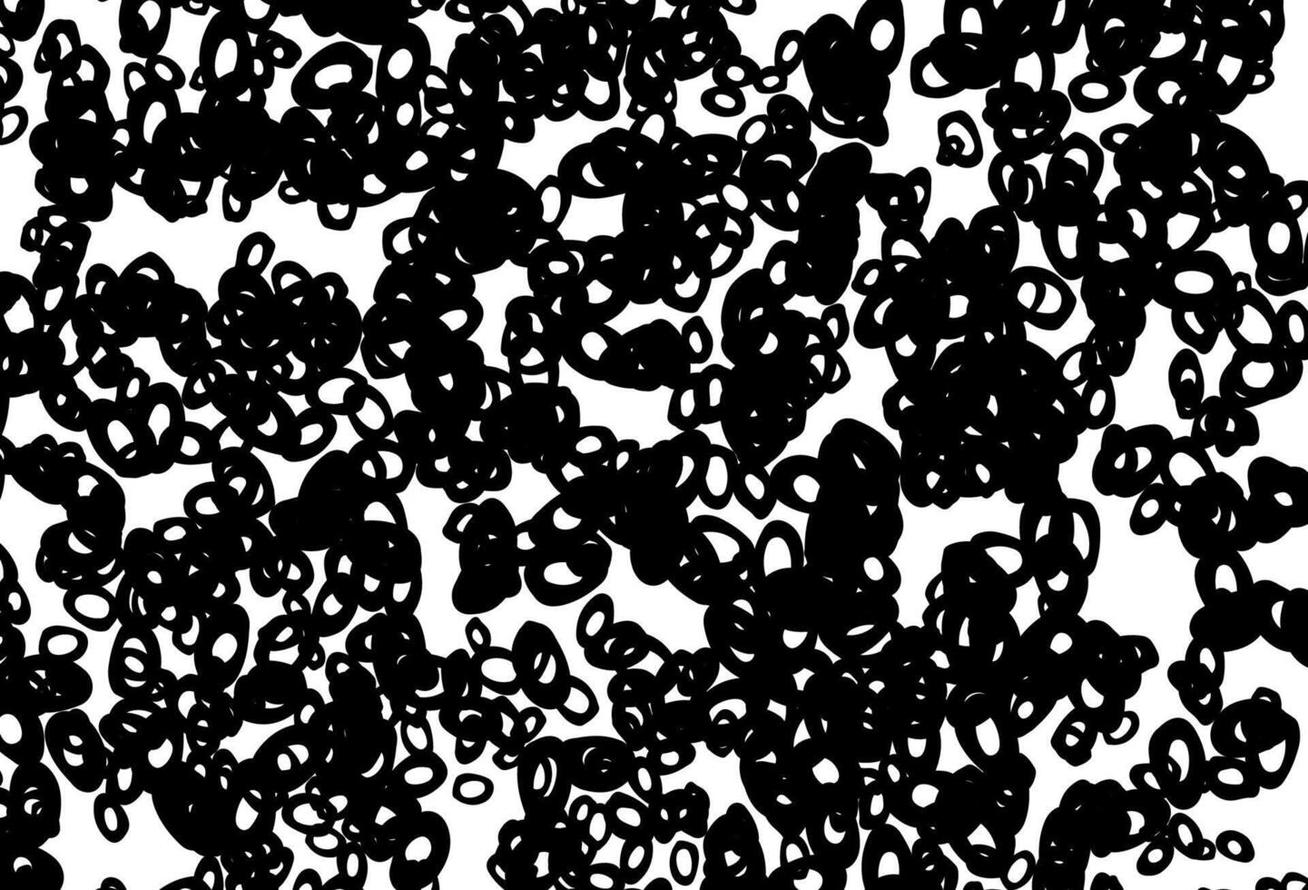 modèle vectoriel noir et blanc avec des cercles.