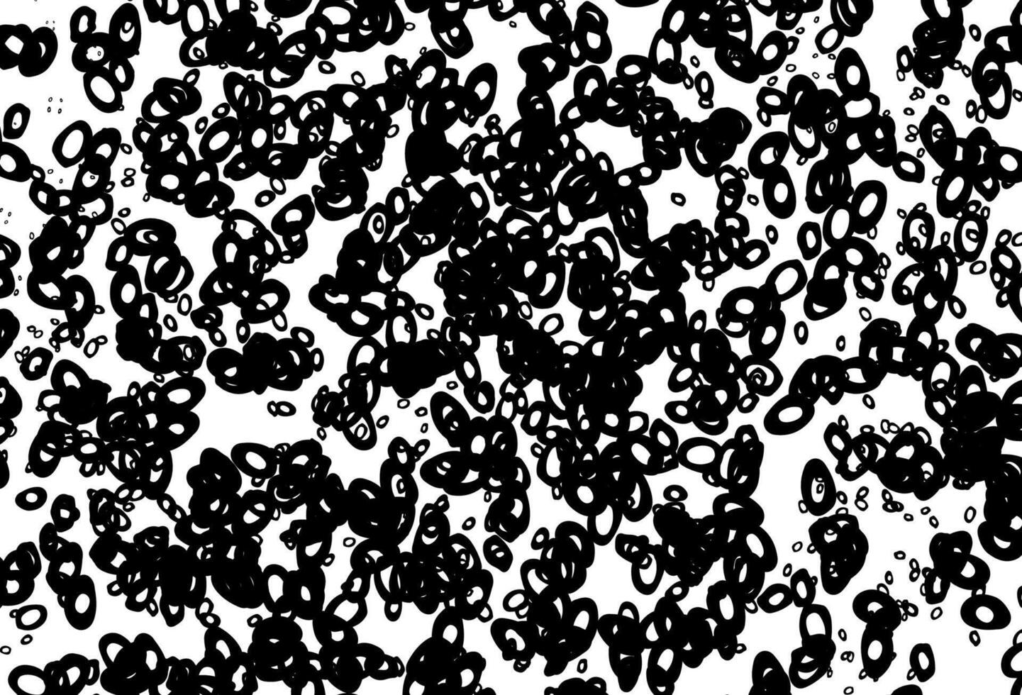 couverture vectorielle en noir et blanc avec des taches. vecteur