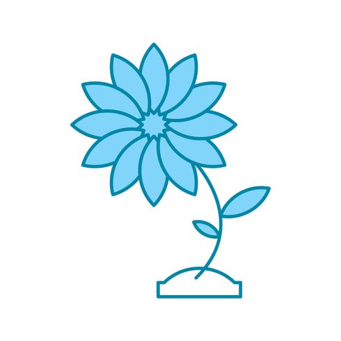 icône de fleur de vecteur