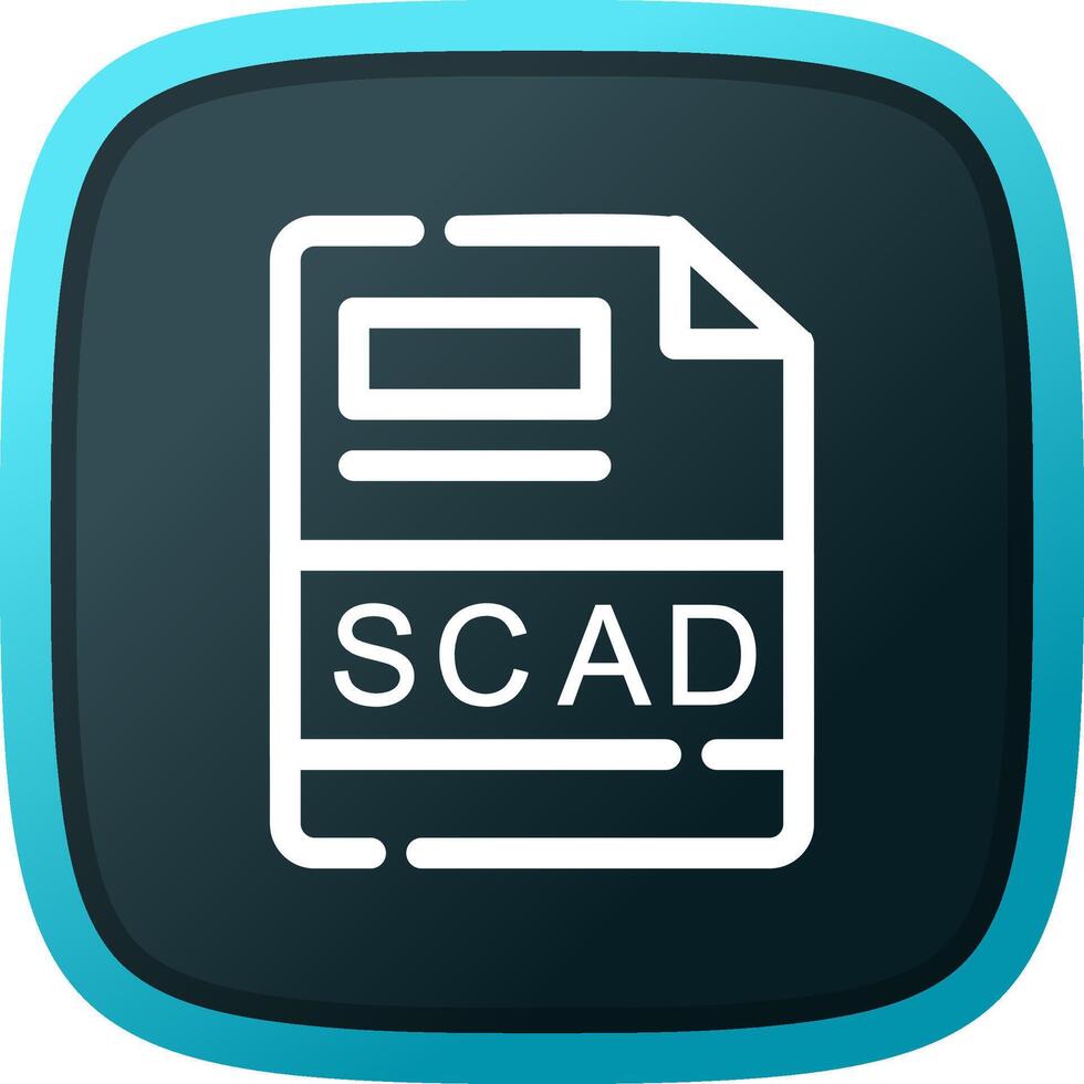 scad Créatif icône conception vecteur