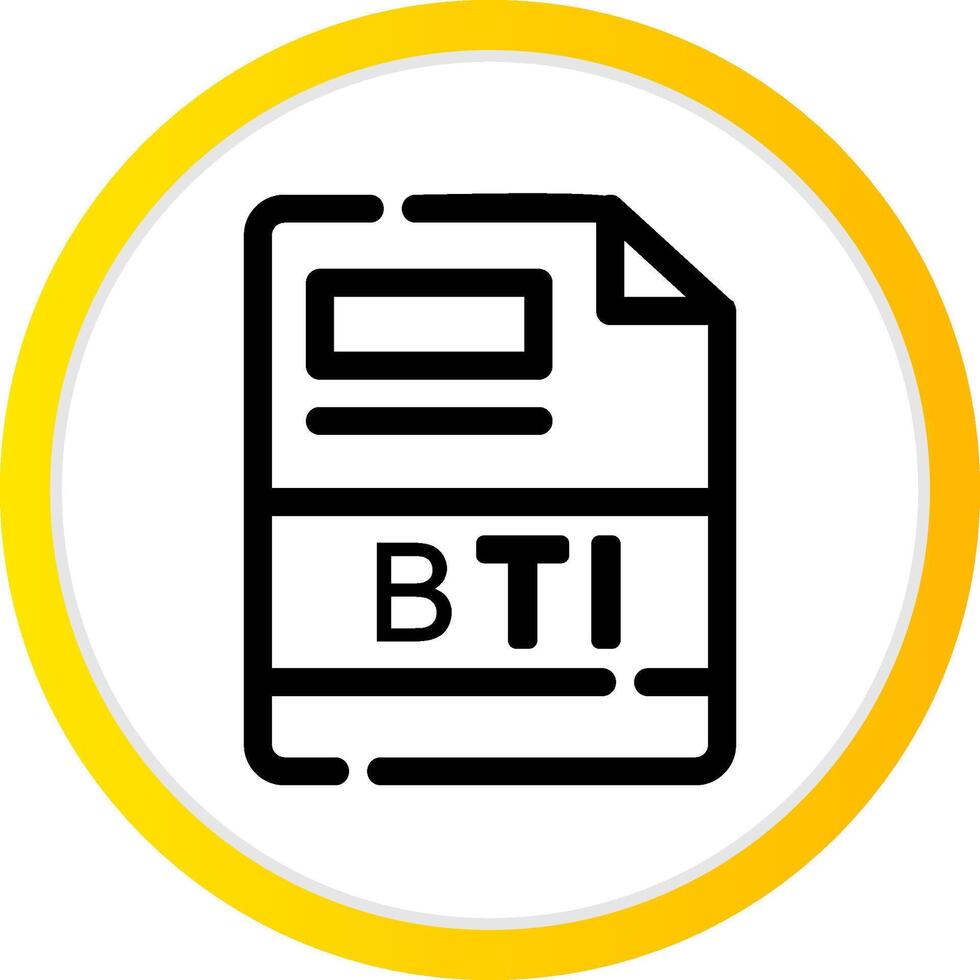 bti Créatif icône conception vecteur