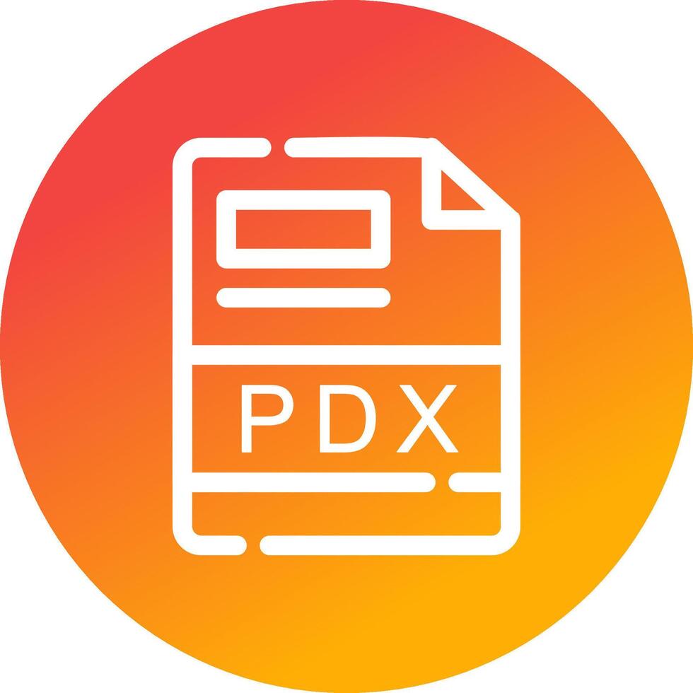 pdx Créatif icône conception vecteur