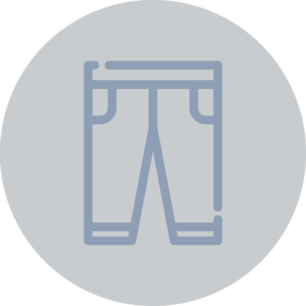 conception d'icônes créatives de pantalons vecteur