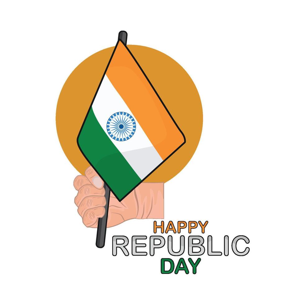 illustration de république Inde journée vecteur