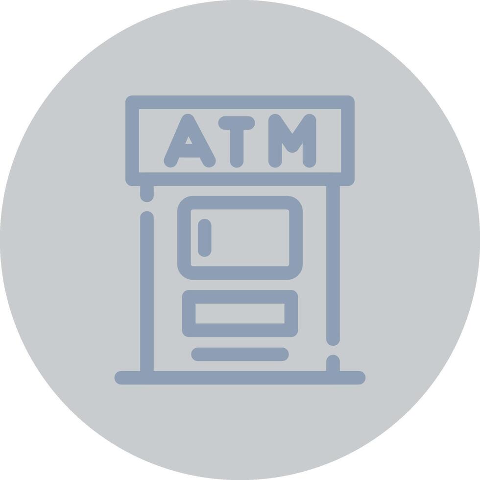 conception d'icône créative atm vecteur