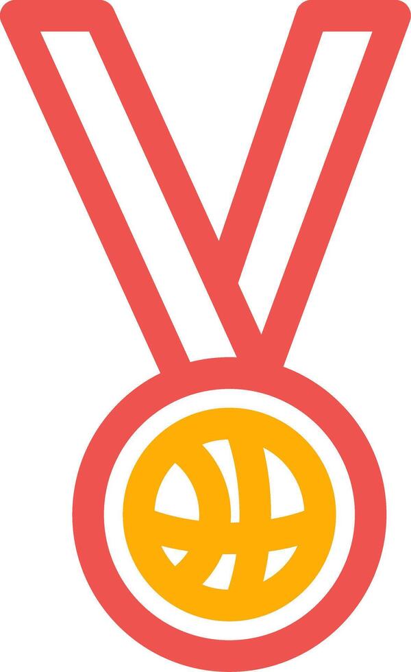 conception d'icône créative médaille vecteur