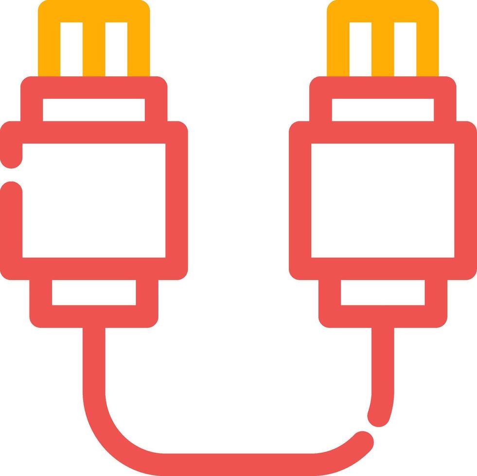 conception d'icône créative de connexion usb vecteur