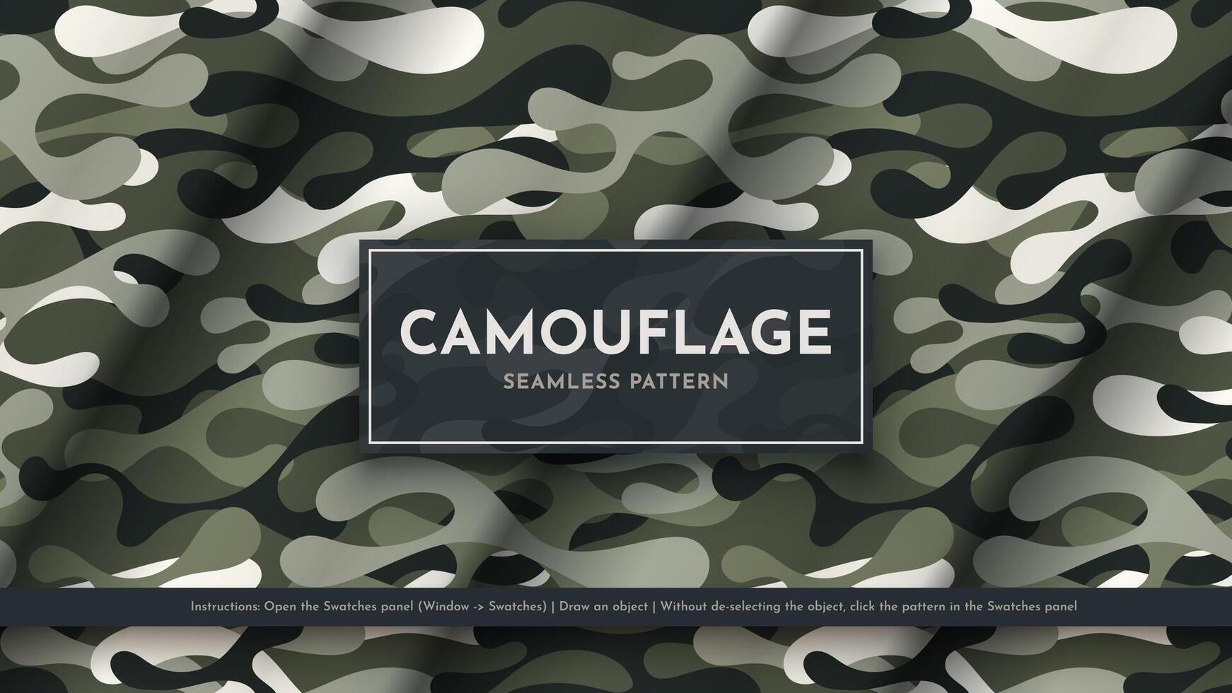 ensemble 5 sans couture camouflage motifs. guerre illustration. traditionnel militaire texture. armée Contexte vecteur