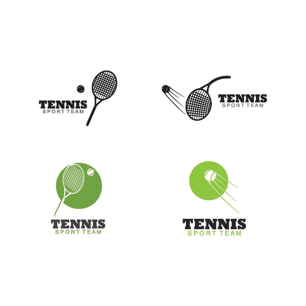tennis logo modèle vecteur conception