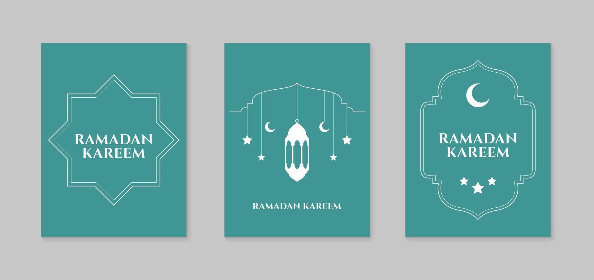 Ramadan Karim. islamique Ramadan salutation carte modèle. affiche, Contexte conception. vecteur illustration