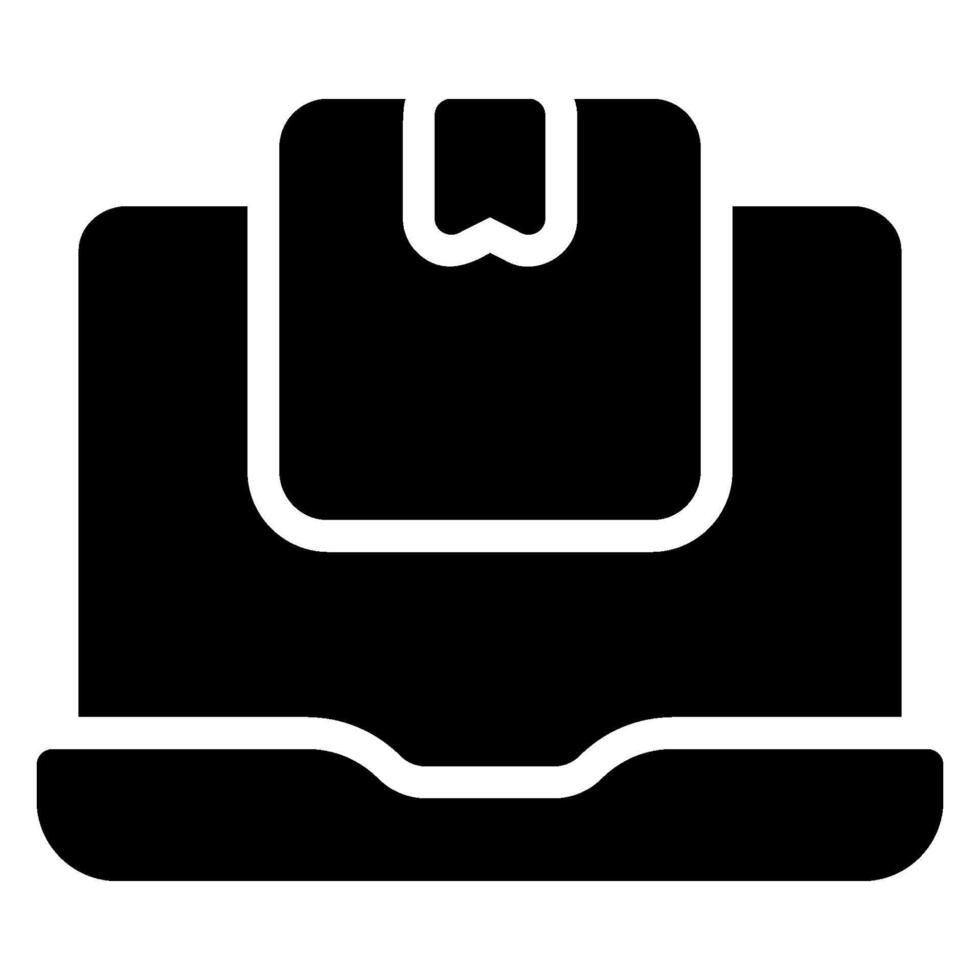 icône de glyphe de commande en ligne vecteur