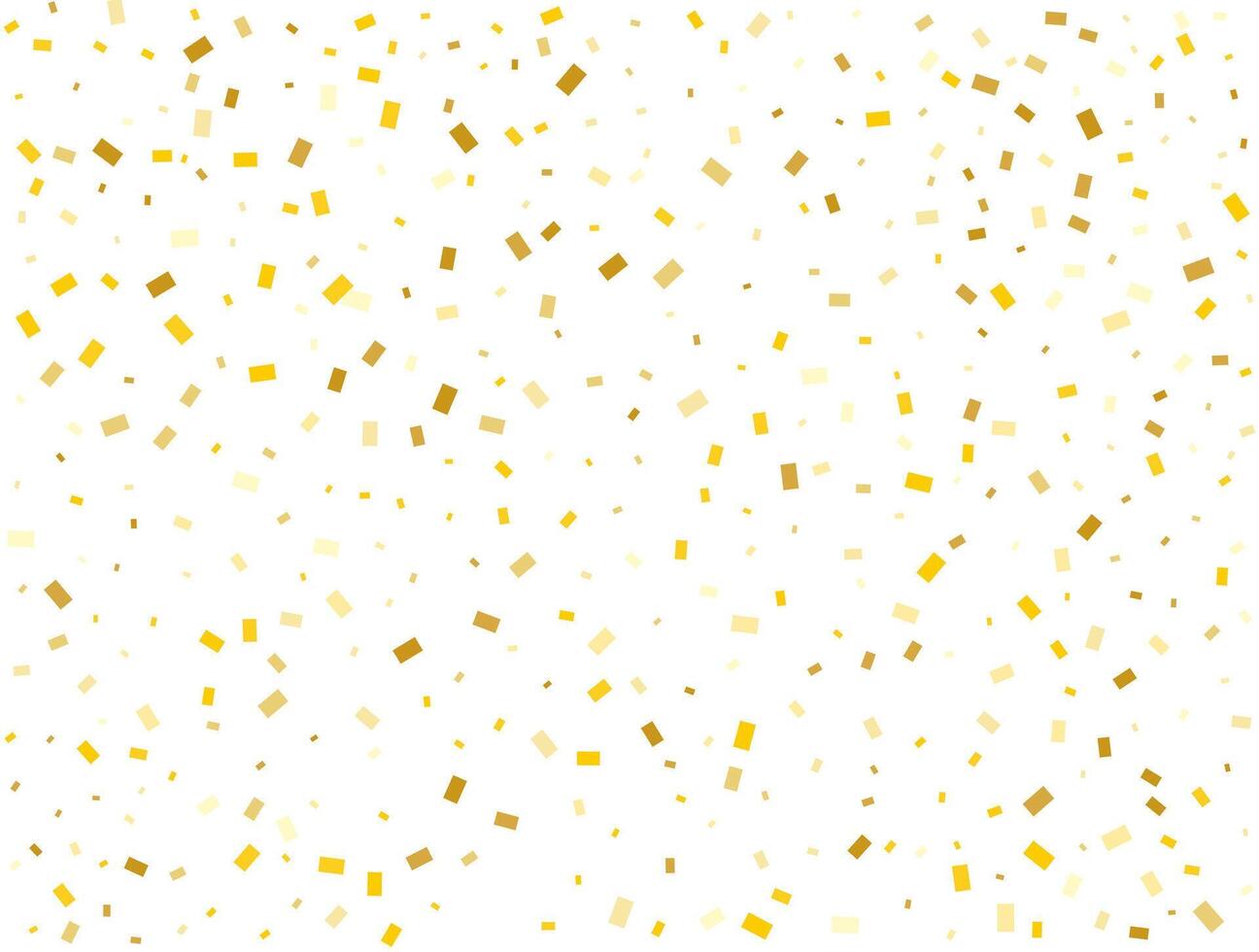 Noël d'or rectangles confettis Contexte. vecteur illustration