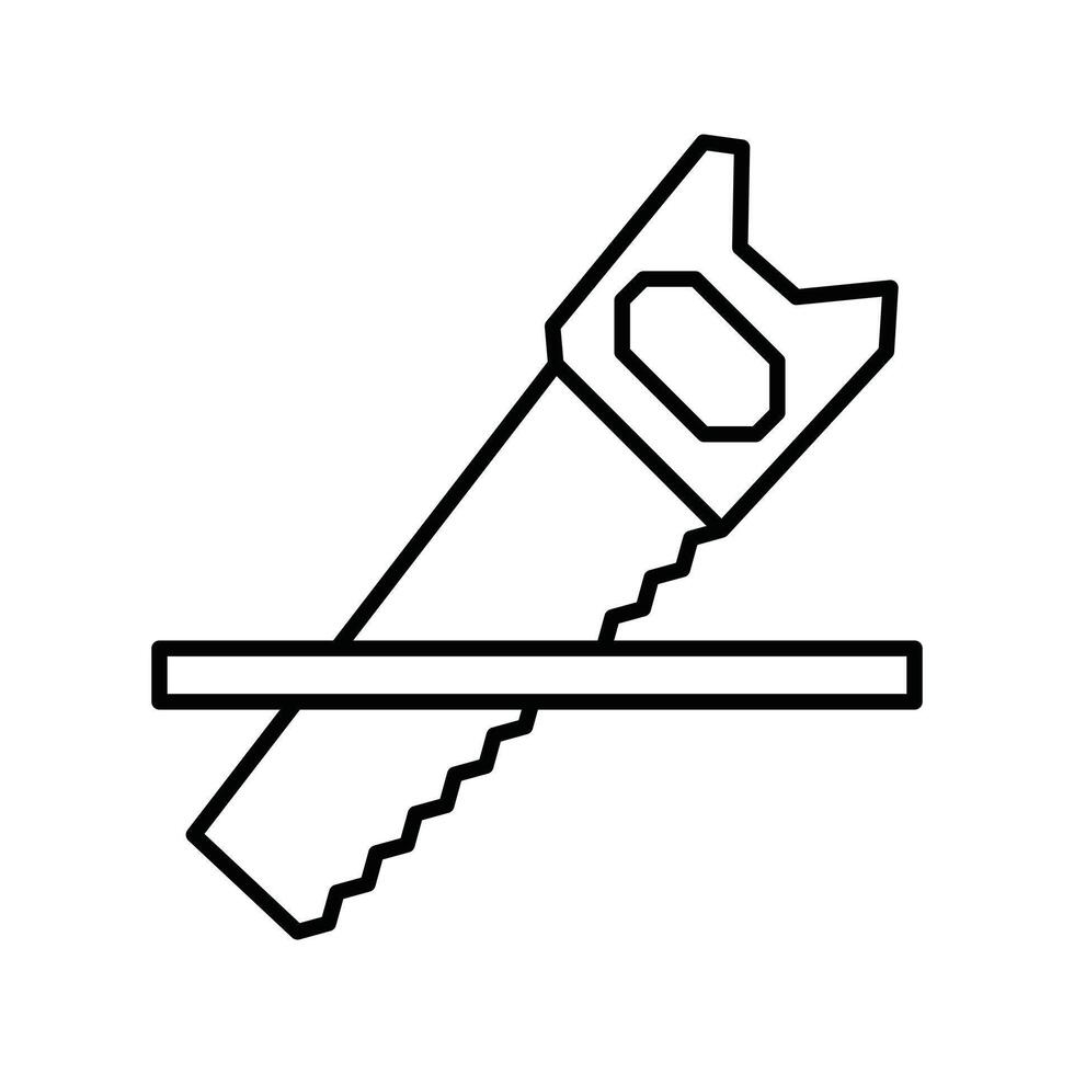 vu construction outils pour bâtiment, charpentier, loger, fabrication vecteur