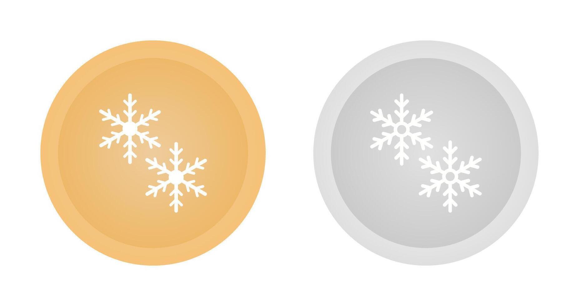 icône de vecteur de flocons de neige