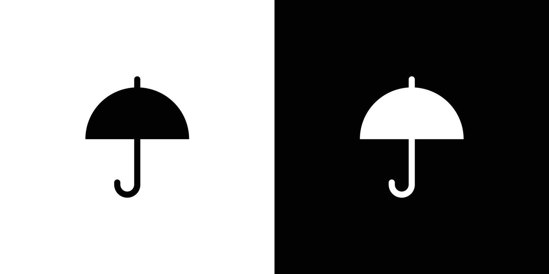 modèle de conception d'icône de parapluie vecteur