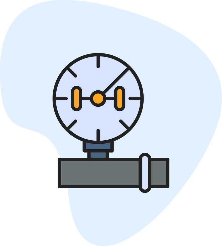 icône de vecteur de jauge de pression