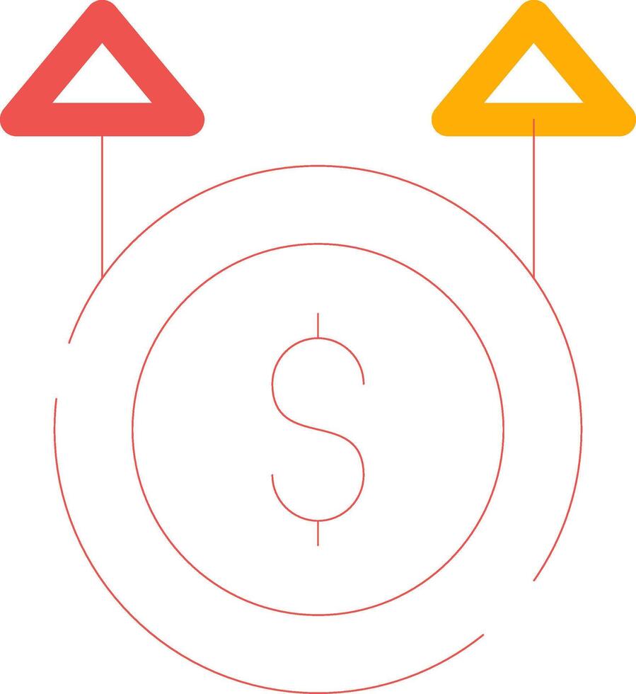 conception d'icône créative de coût vecteur