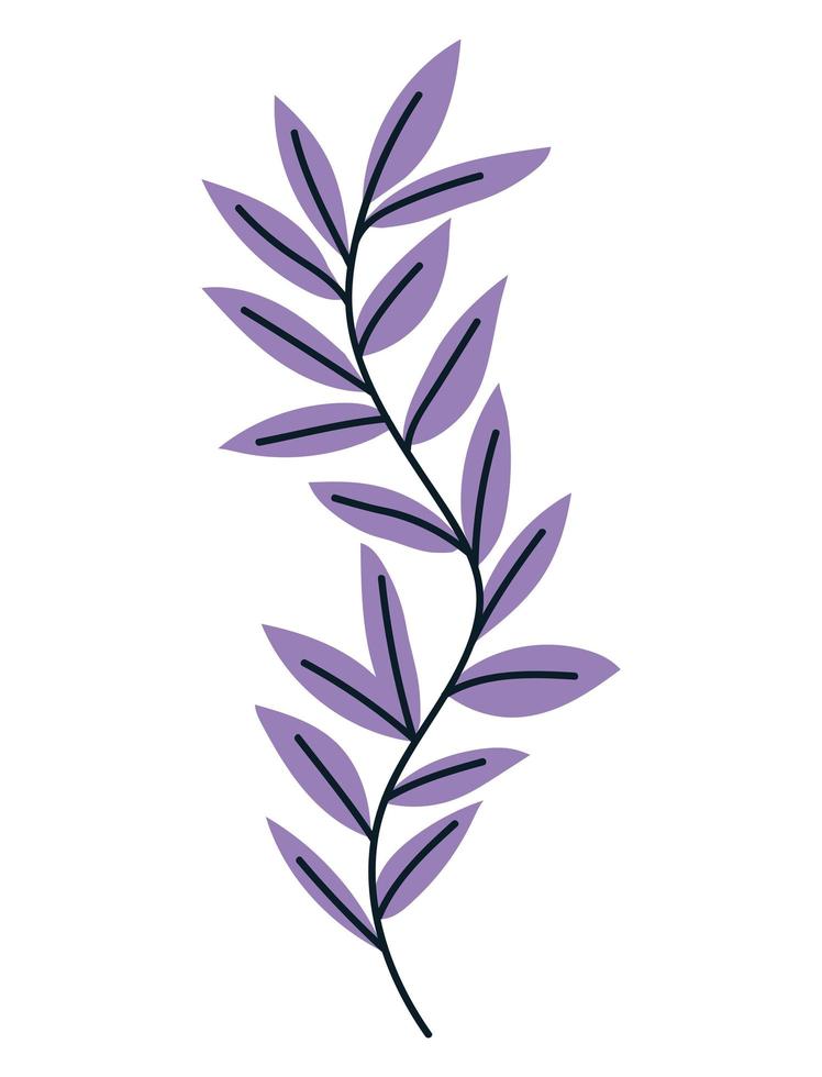 conception de fleurs violettes vecteur