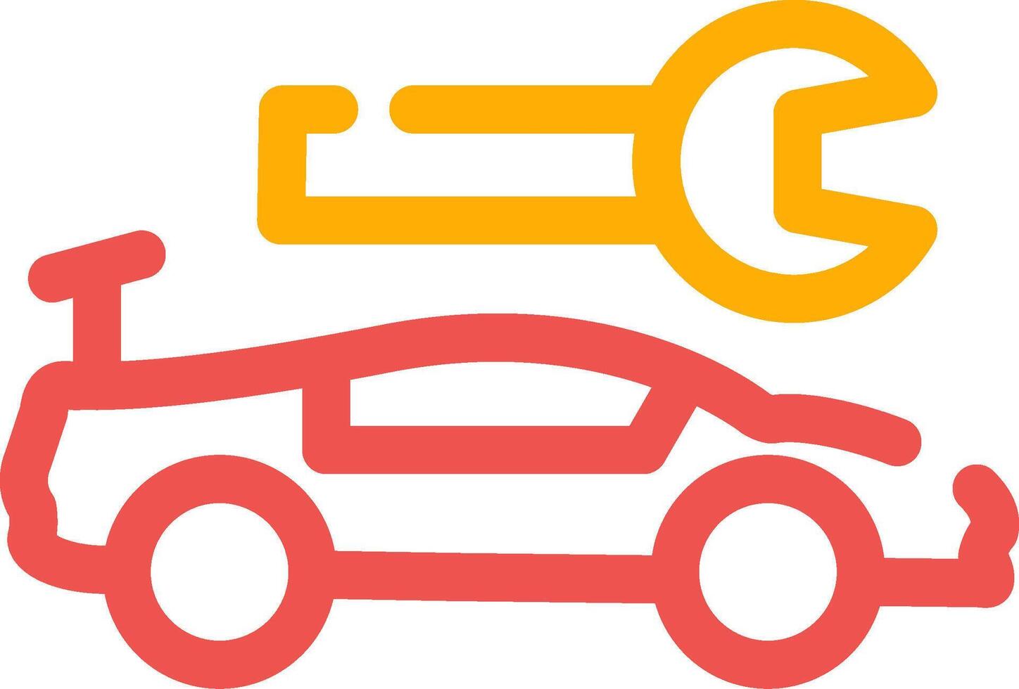 conception d'icône créative de service de voiture vecteur