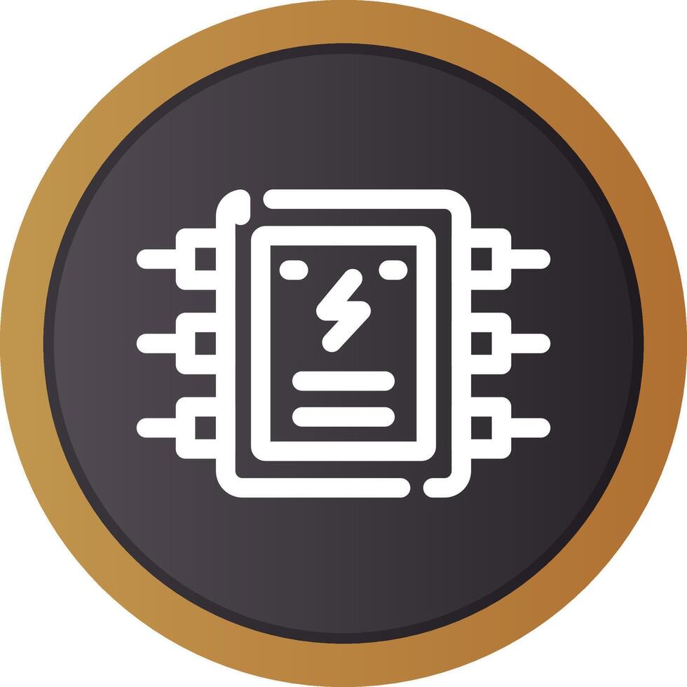 conception d'icône créative de panneau électrique vecteur