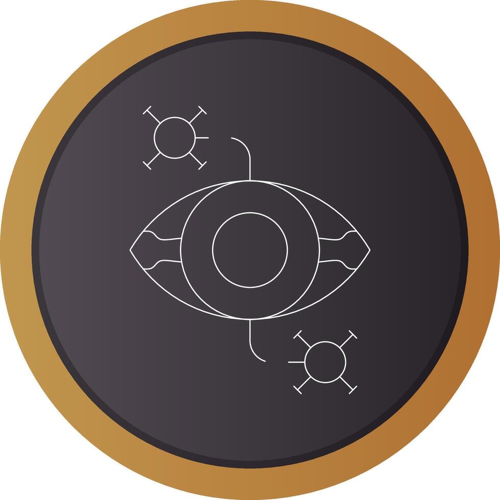 œil maladie Créatif icône conception vecteur