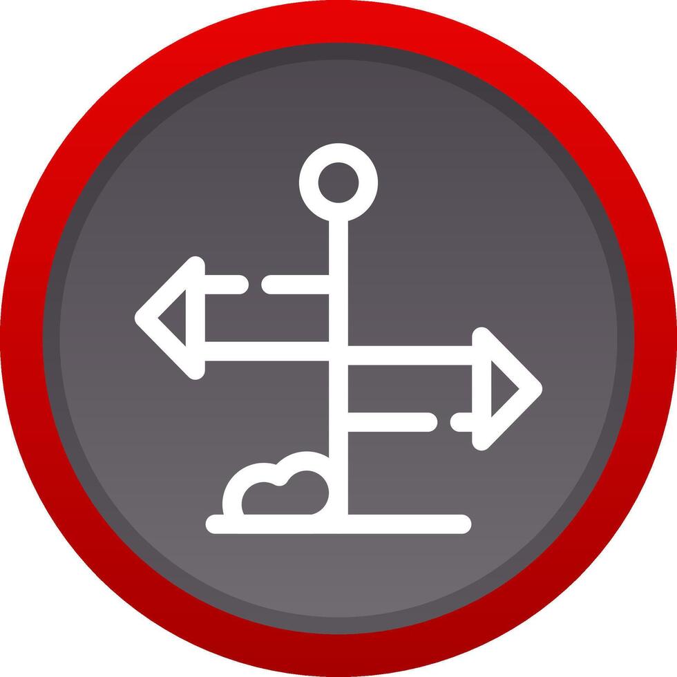 conception d'icône créative de direction vecteur
