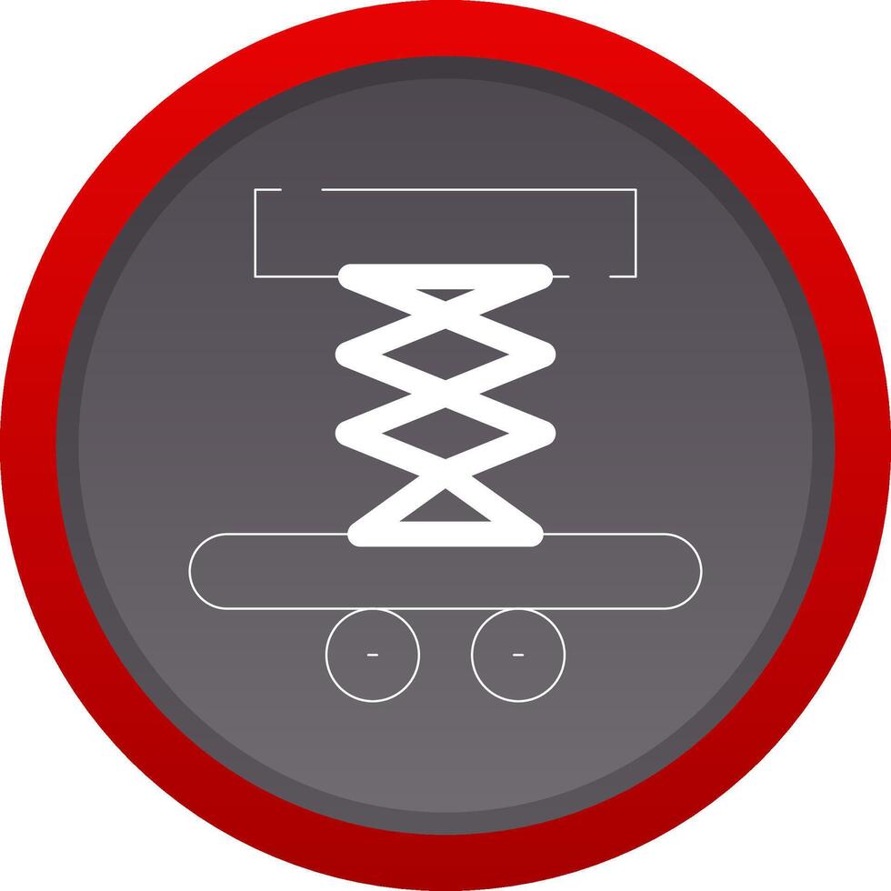 conception d'icône créative de levage de voiture vecteur