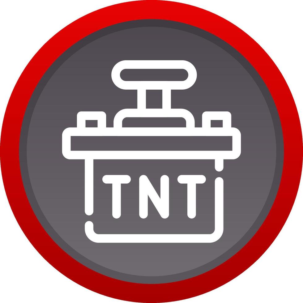 conception d'icône créative tnt vecteur