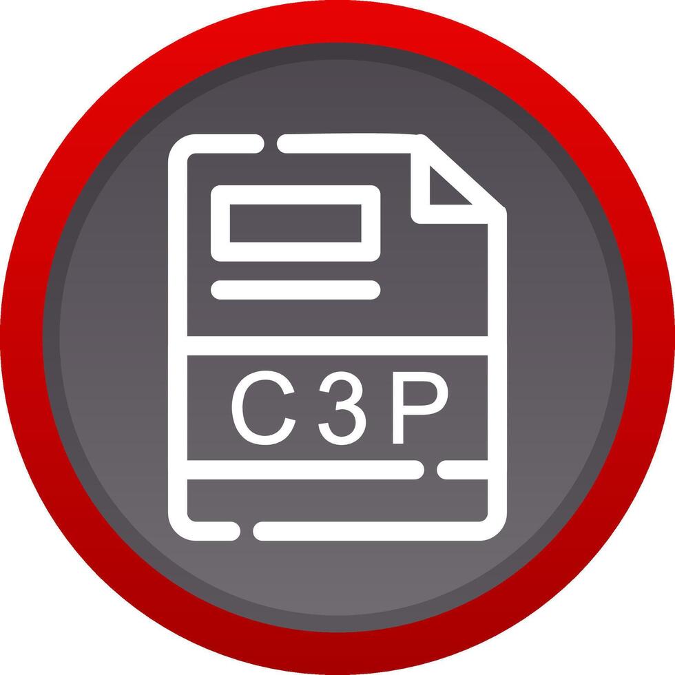 c3p Créatif icône conception vecteur