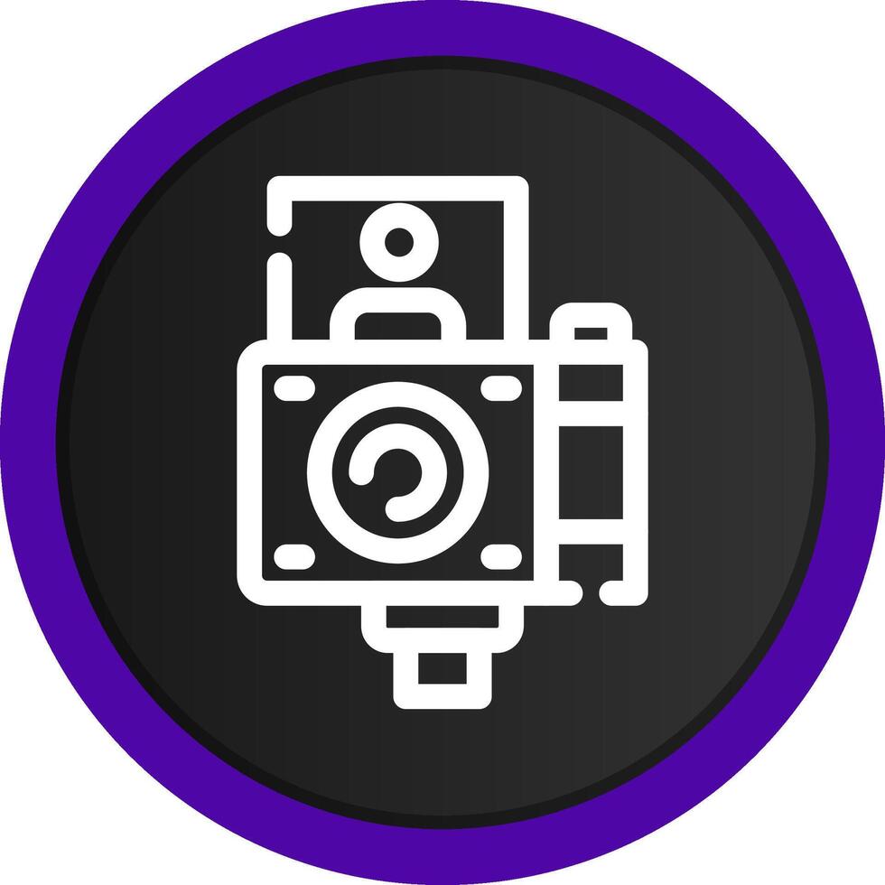 conception d'icônes créatives vlogger vecteur