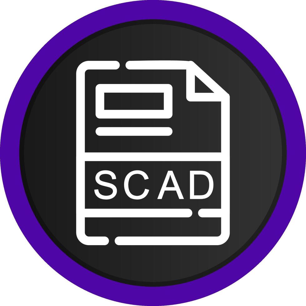 scad Créatif icône conception vecteur