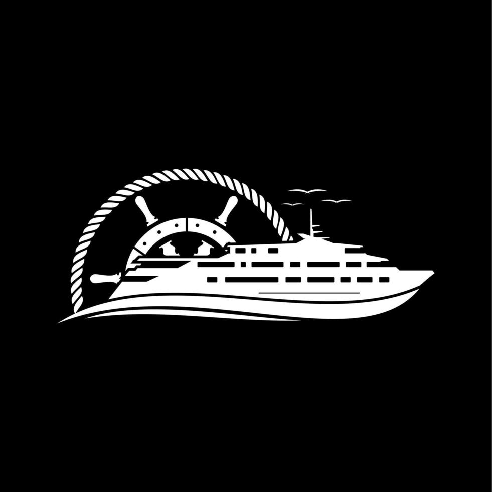 yacht vector illustration pro vecteur