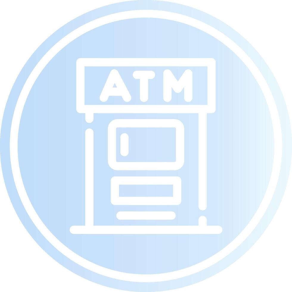 conception d'icône créative atm vecteur