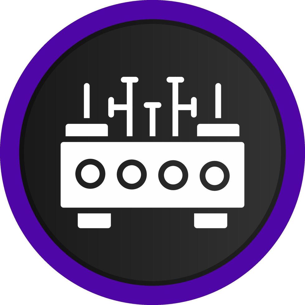 conception d'icône créative de routeur wifi vecteur