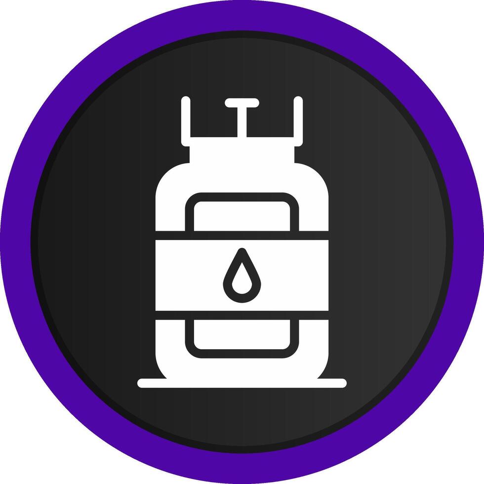 gaz cylindre Créatif icône conception vecteur