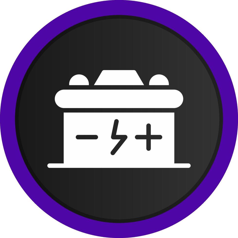 conception d'icône créative de batterie vecteur