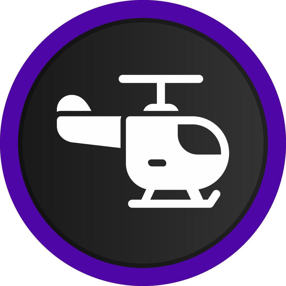 hélicoptère Créatif icône conception vecteur