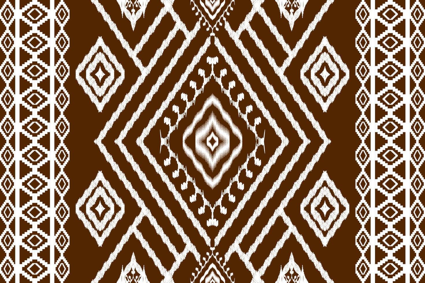 ethnique figure aztèque broderie style.géométrique ikat Oriental traditionnel art conception des motifs pour ethnique arrière-plan, papier peint, mode, vêtements, emballage, tissu, élément, sarong, graphique, vecteur illustration.