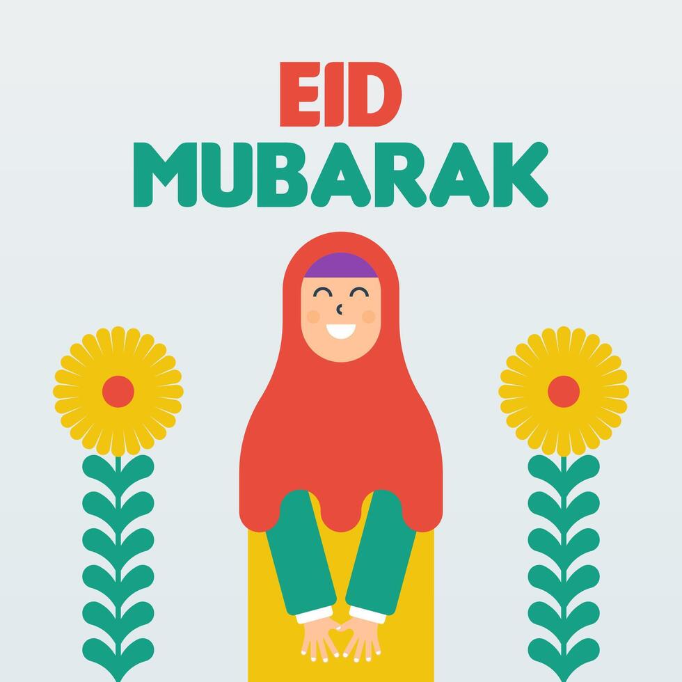 plat eid al-fitr illustration Contexte vecteur