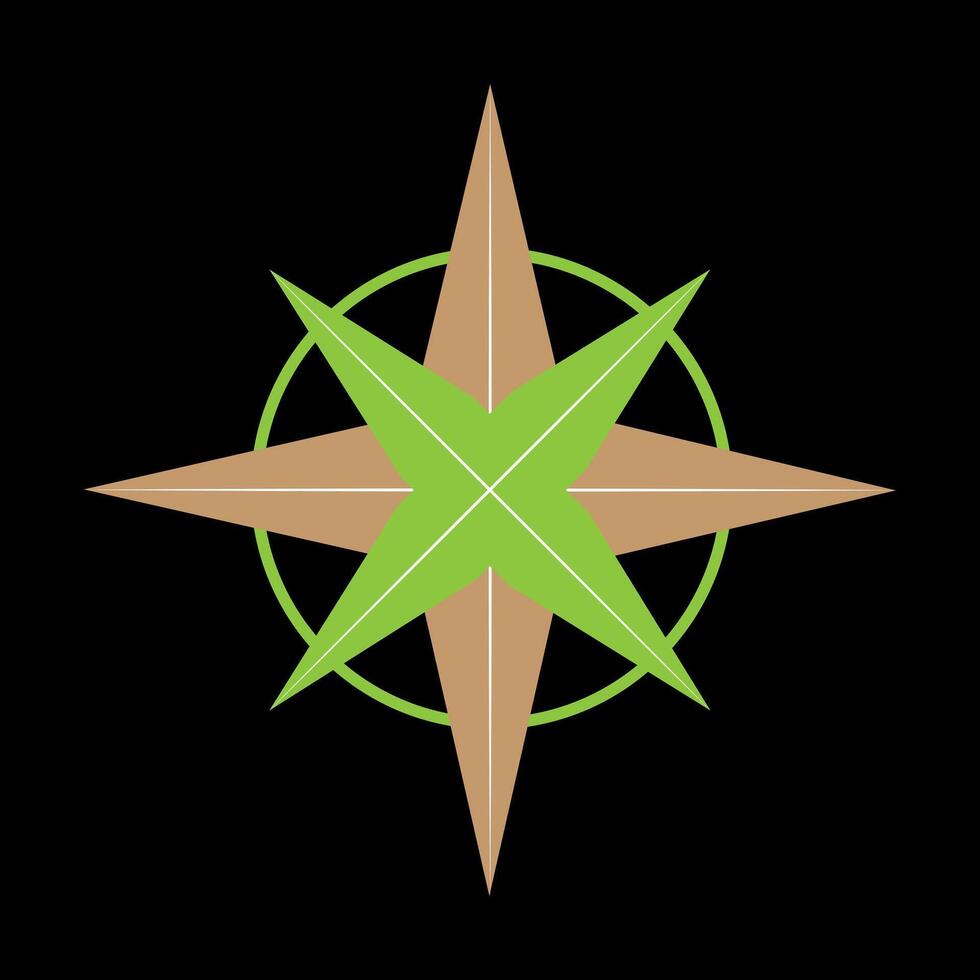 boussole symbole logo conception vecteur