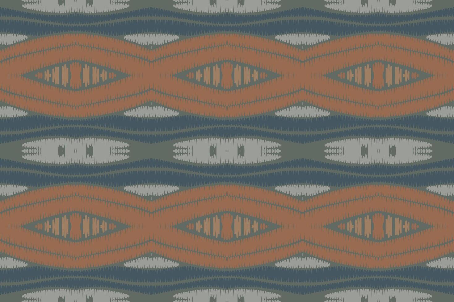 ikat conçoit un motif sans couture de croix tribale. ethnique géométrique batik ikkat numérique vecteur conception textile pour impressions tissu sari mughal brosse symbole andains texture kurti kurtis kurtas