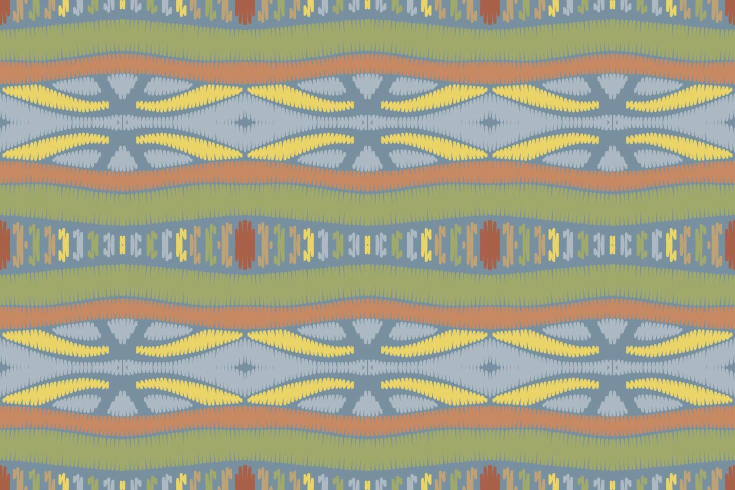 motif ikat en tribal. géométrique ethnique traditionnel. style rayé mexicain. conception pour le fond, papier peint, illustration vectorielle, tissu, vêtements, batik, tapis, broderie. vecteur