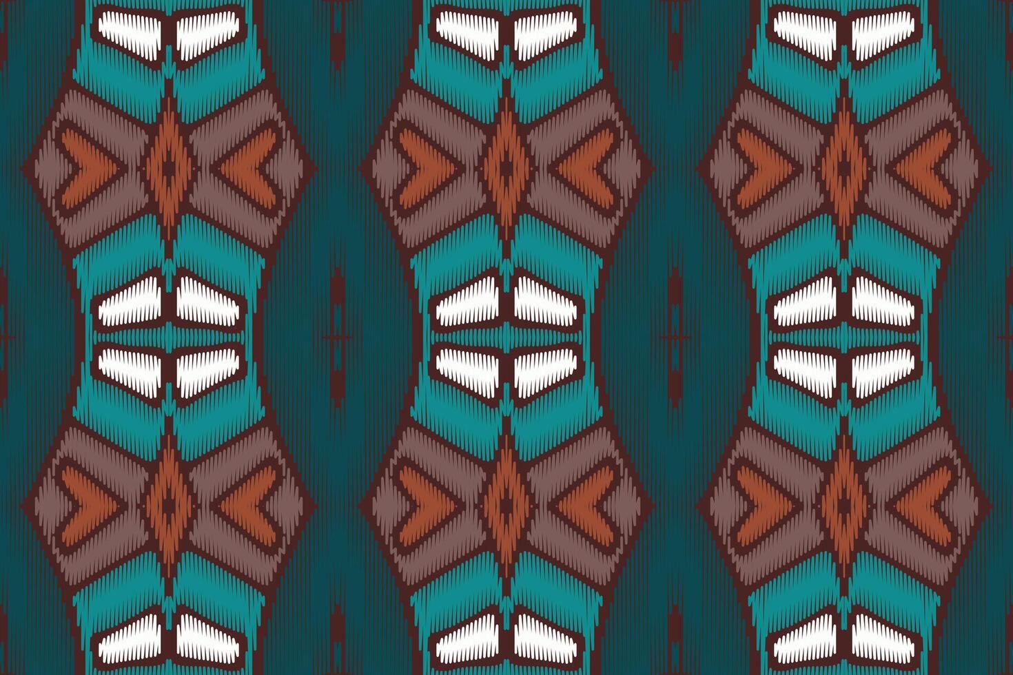 art abstrait de motif ethnique. modèle sans couture ikat traditionnel. style américain, mexicain. vecteur