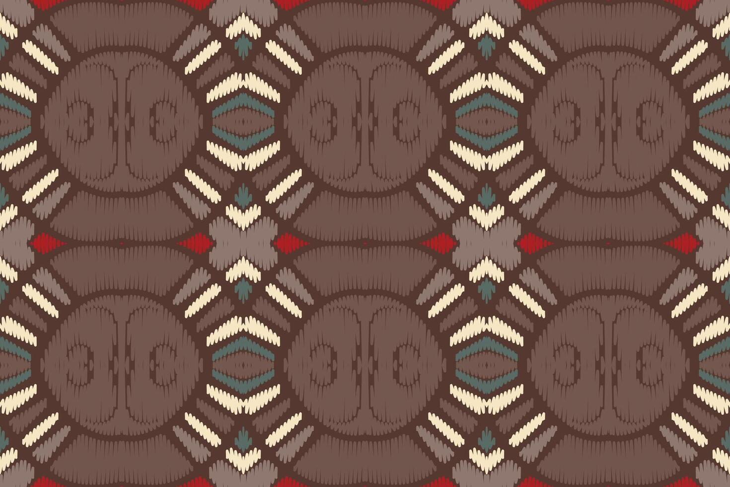 motif ikat en tribal. géométrique ethnique traditionnel. style rayé mexicain. conception pour le fond, papier peint, illustration vectorielle, tissu, vêtements, batik, tapis, broderie. vecteur