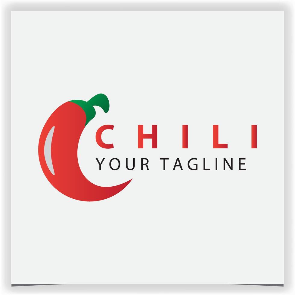 lettre c rouge le Chili logo vecteur