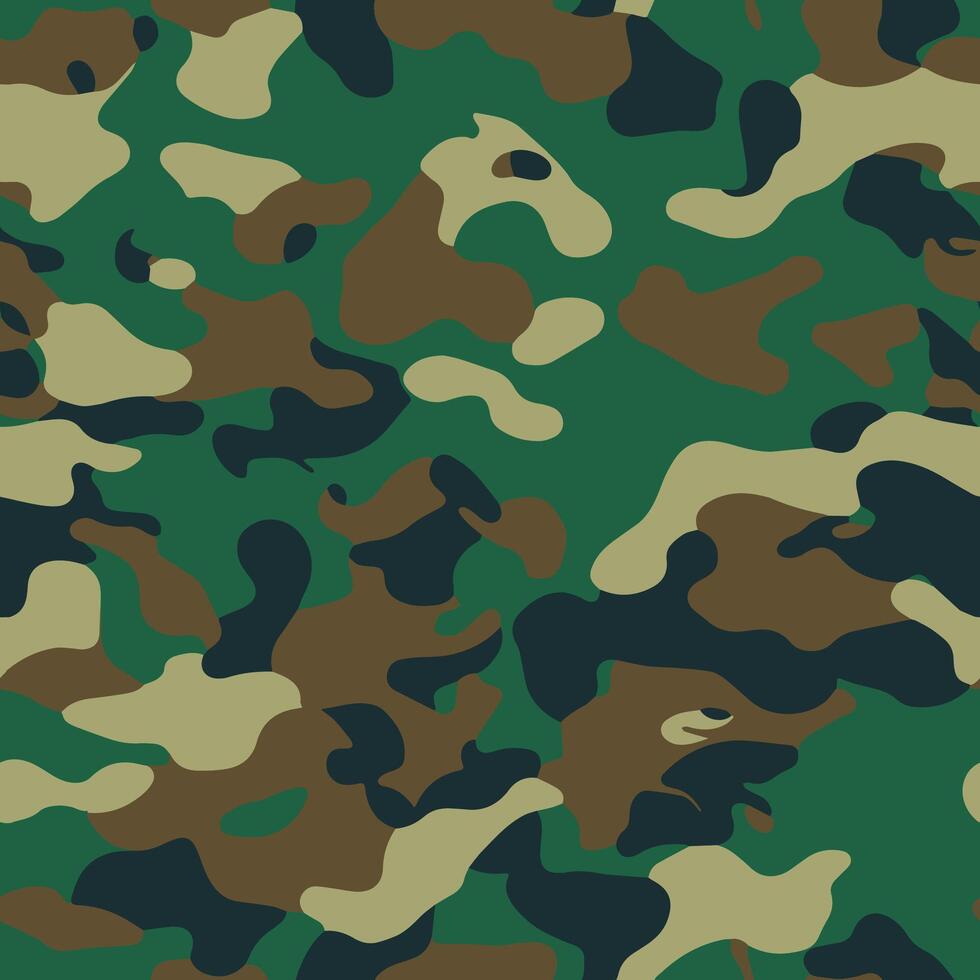 camouflage modèle, sans couture camouflage conception vecteur